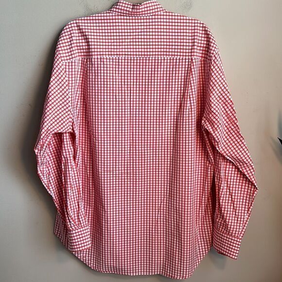 J. McLaughlin Checkered Mens Button Front Shirt L - Picture 4 of 5